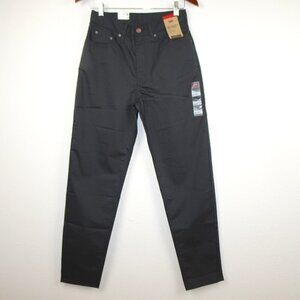 Levi's Mom Jeans Women's Size 28x30 Black Blended Fabric READ MEASUREMENTS